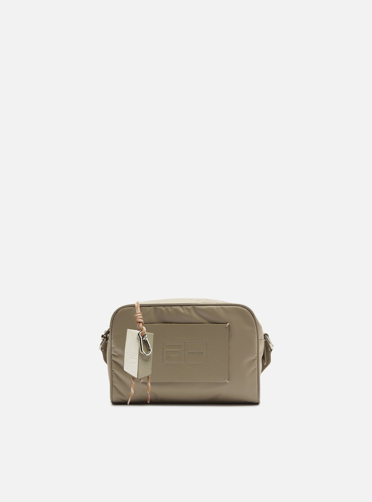 Bolsa Tiracolo Marrom Couro Pequena Alça Larga