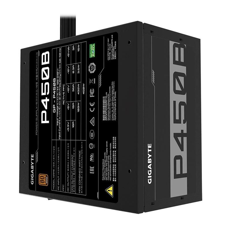 Foto 4 de Fonte Gigabyte P450B 450W 80Plus Bronze, GP-P450B