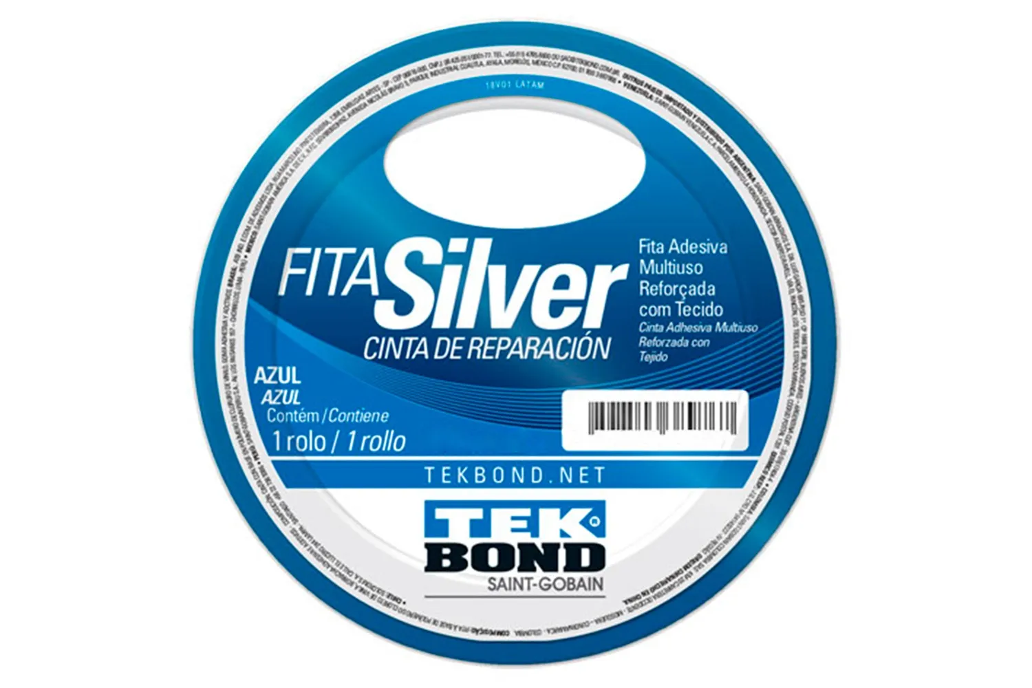 FITA SILVER AZUL 48MMX5M TEKBOND