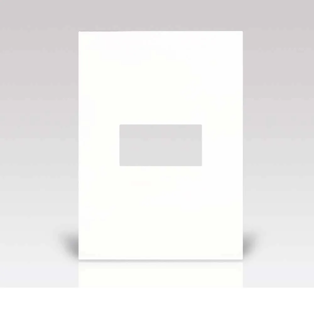 PLACA 1 POSTO 4X2 QUADRADOS WHITE ARTEOR PIAL