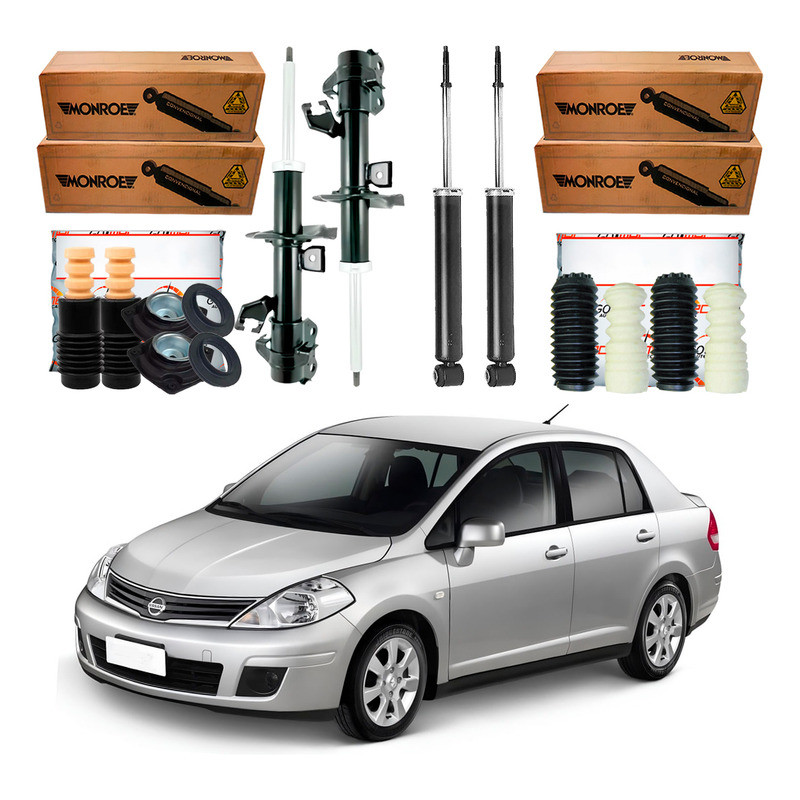 Amortecedor Dianteiro Traseiro Tiida Sedan 1.8 2007 A 2013