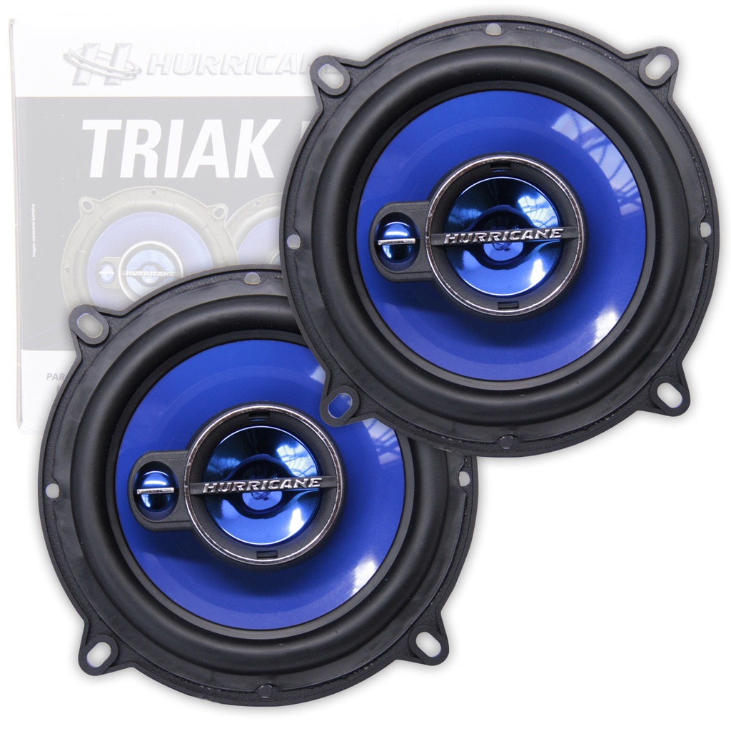 Par de Alto-Falante Triak 5 Triaxial 5 Polegadas - 100Watts RMS Hurricane