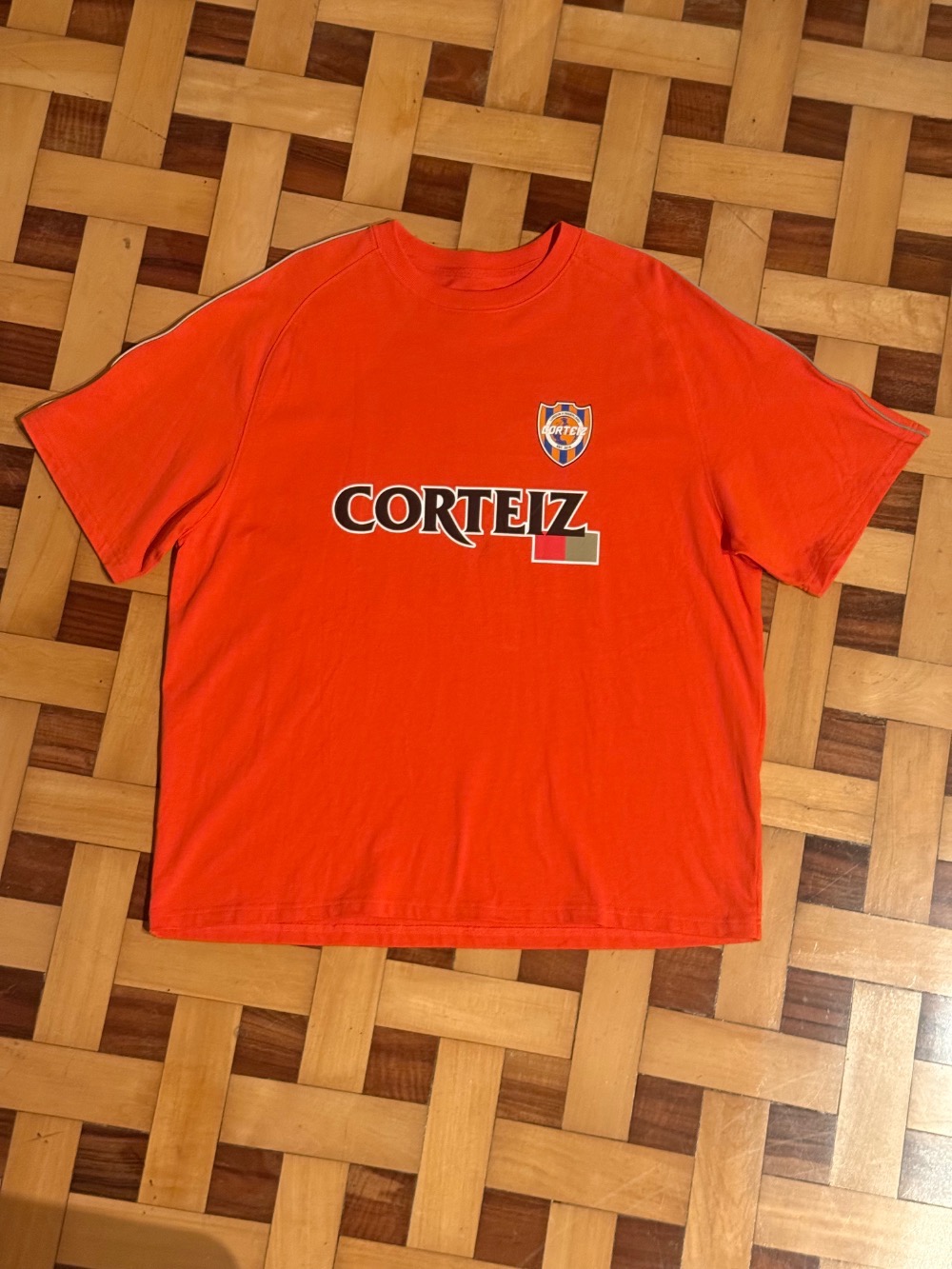 Camiseta Corteiz Giapponese Cotton Jersey Orange — XG, Novo