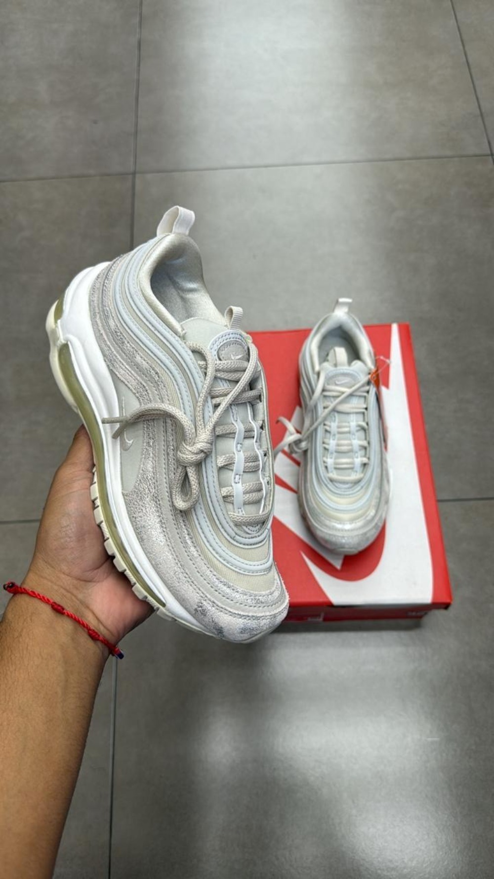 Nike Air Max 97 Light Bone Pre Worn — 37, Novo