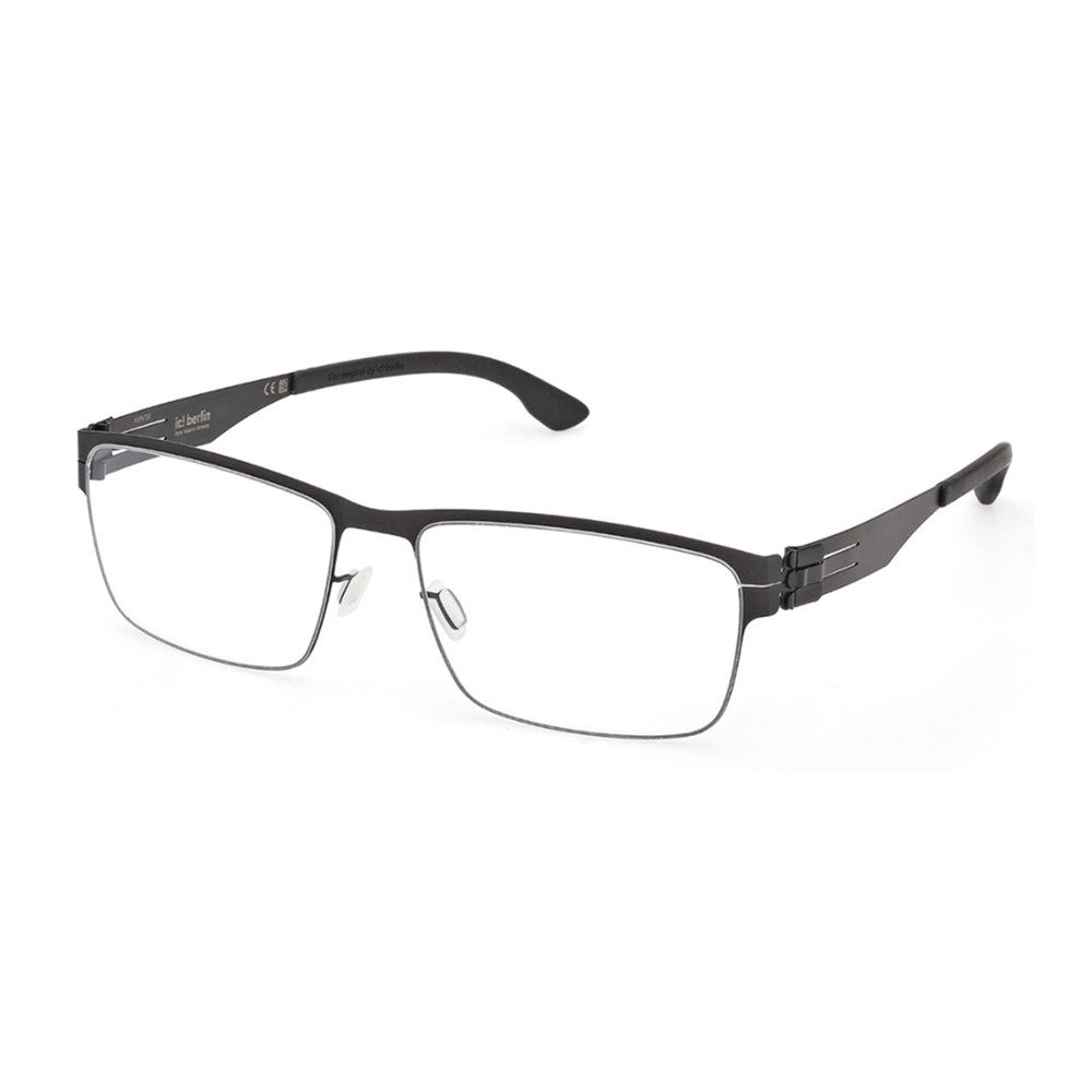 Armação de Óculos de Grau Ic BerlinIc Berlin IC5163 Feminino Retangular Metal Preto
