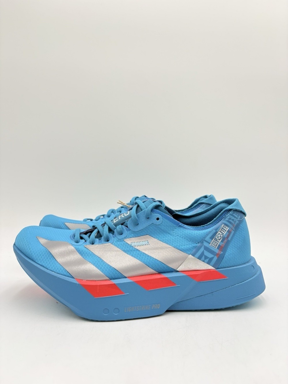 adidas Adizero Adios Pro 4 Solar Blue Silver Metallic Lucid Red — 37 / 38 / 39 / 39.5 / 40 / 40.5 / 41 / 42 / 42.5 / 43 / 43.5 / 44, Novo