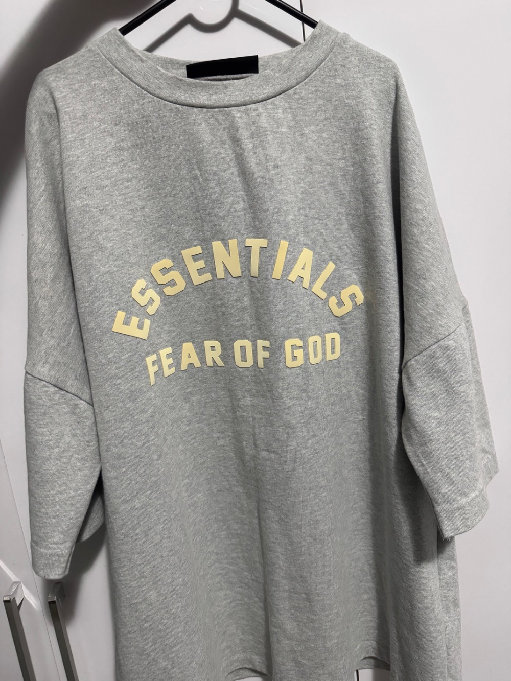 Camiseta Fear of God Essentials Heavy Grey — XG, Usado