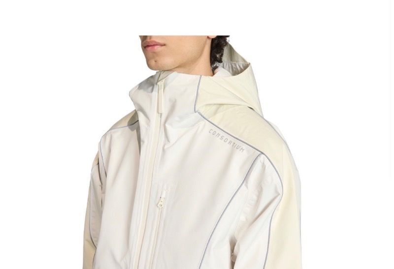 Foto 3 de Consortium x adidas Jaqueta Shell Chalk White — P, Novo