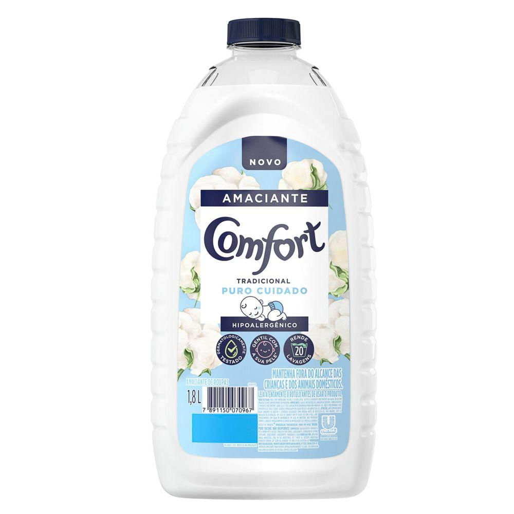 Foto 2 de Amaciante Diluído Comfort Tradicional Puro Cuidado 1,8L