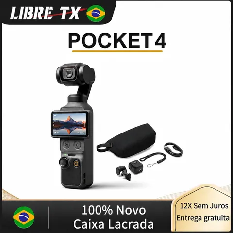 Osmo Pocket 4 Câmera Ação Estabilizador Portátil