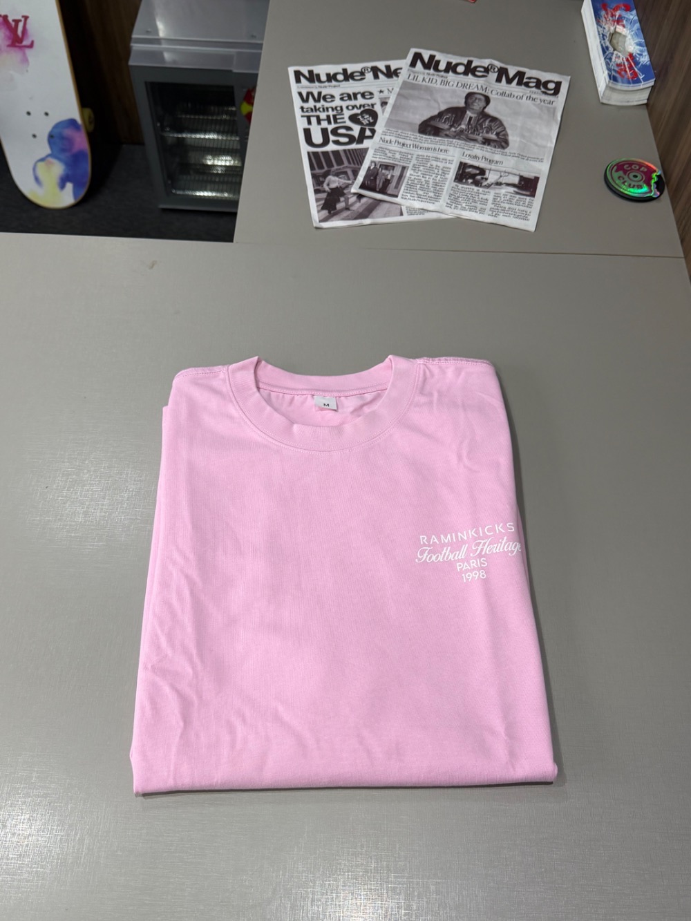 Camiseta Raminkicks Football Heritage Ronaldo Pink — G, Novo