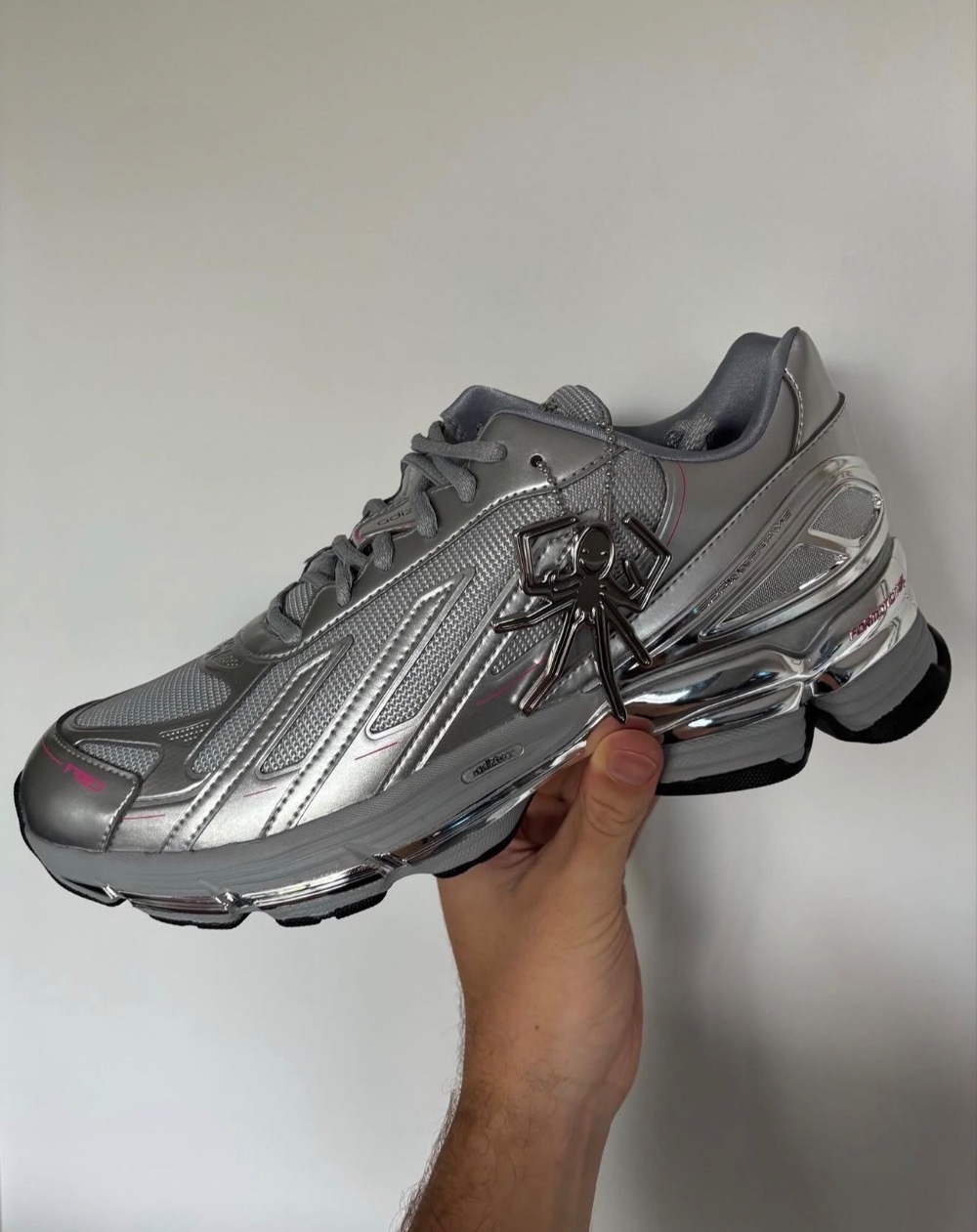 Sp5der x adidas F50 Formotion Silver Metallic Core Black — 37, Novo