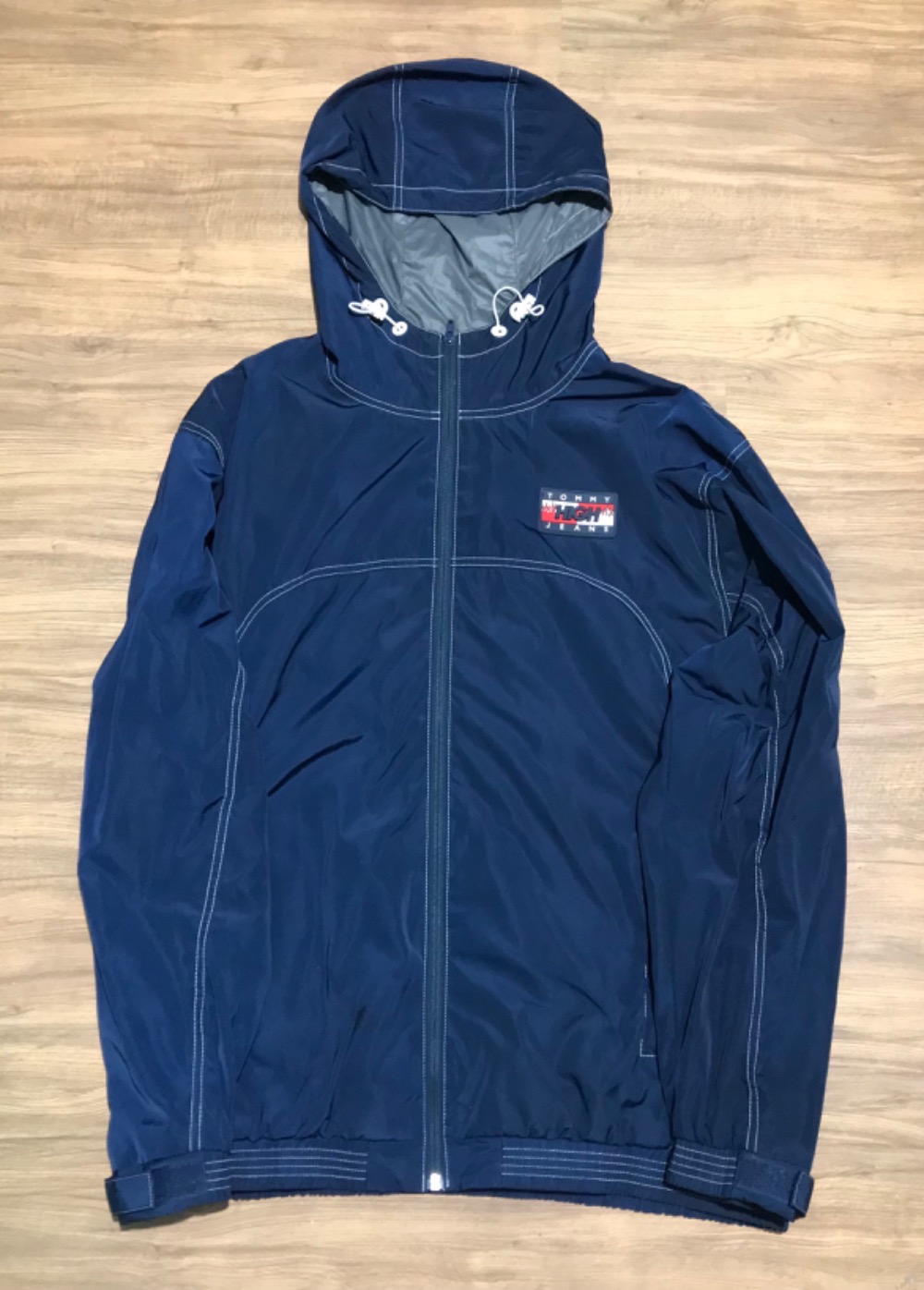 Tommy x High Company Jaqueta Nylon Blue — G, Usado