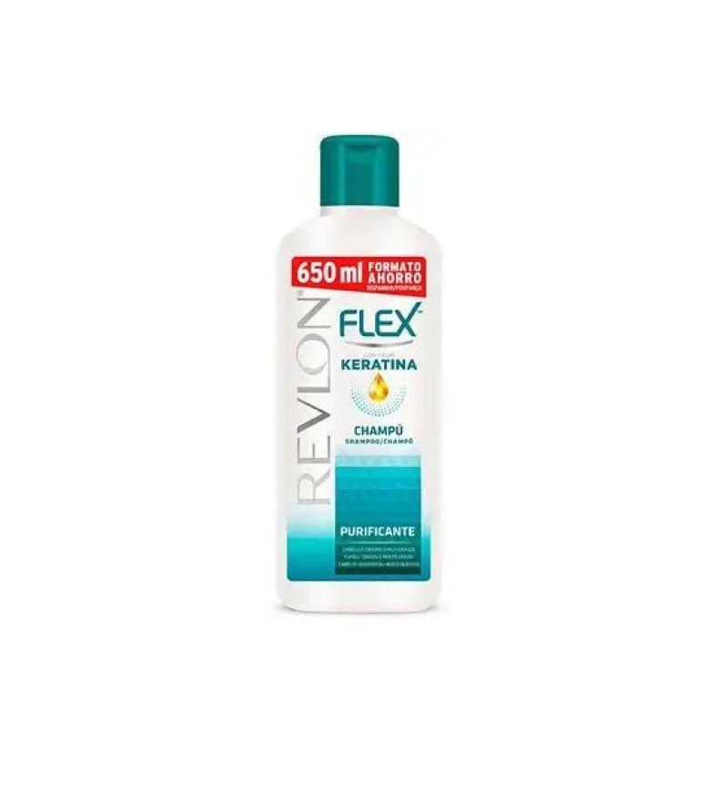 Revlon Flex Shampoo Purificante Com Keratina 650Ml