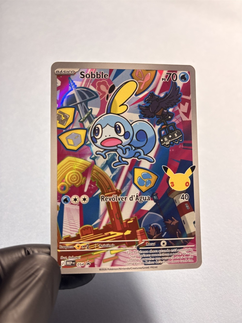 Sobble (54) Mega Promos Pokémon TCG — Near Mint, Novo