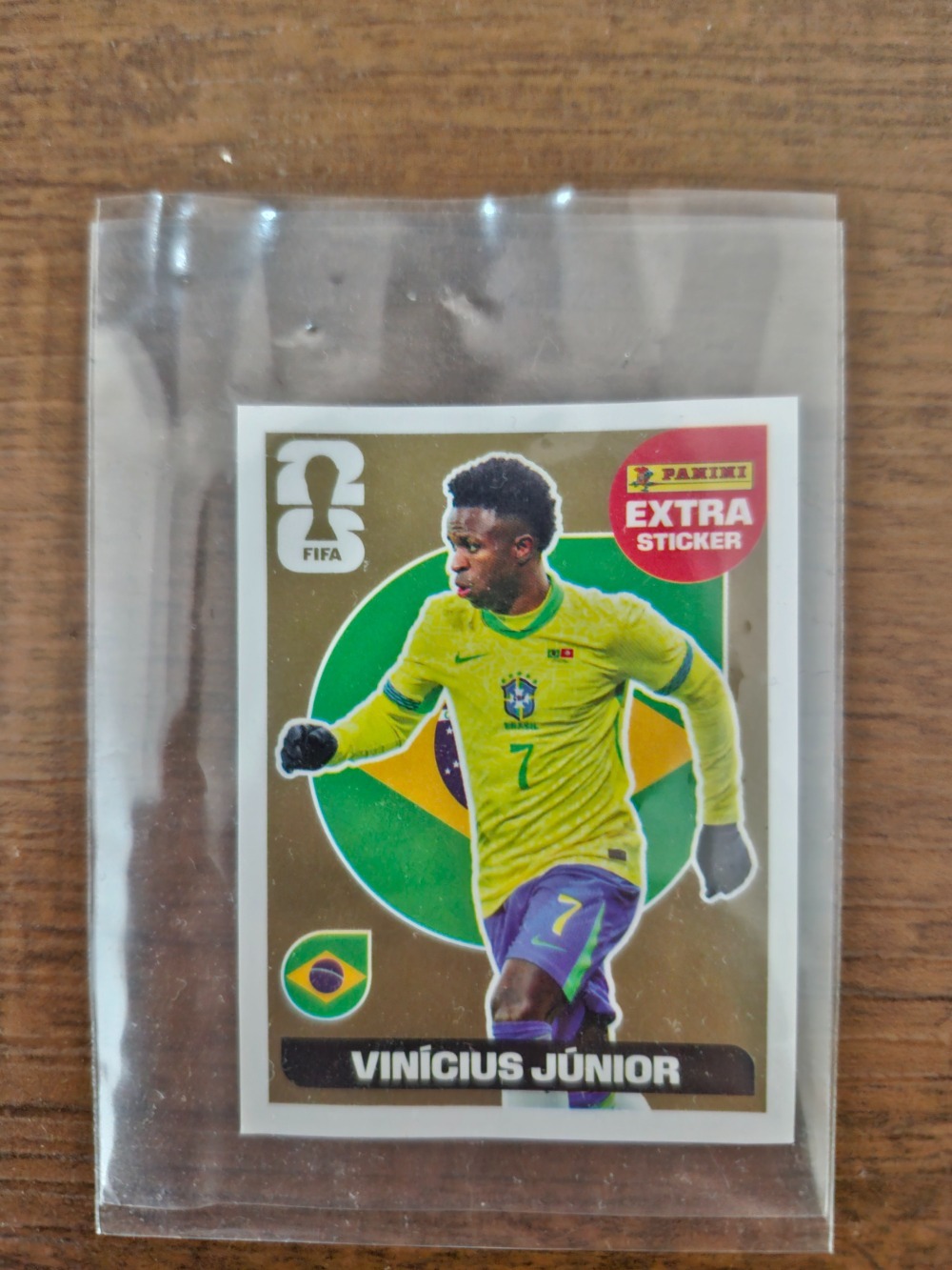 Figurinha Panini Vini Jr Legend Ouro FIFA World Cup 2026 — Único, Novo