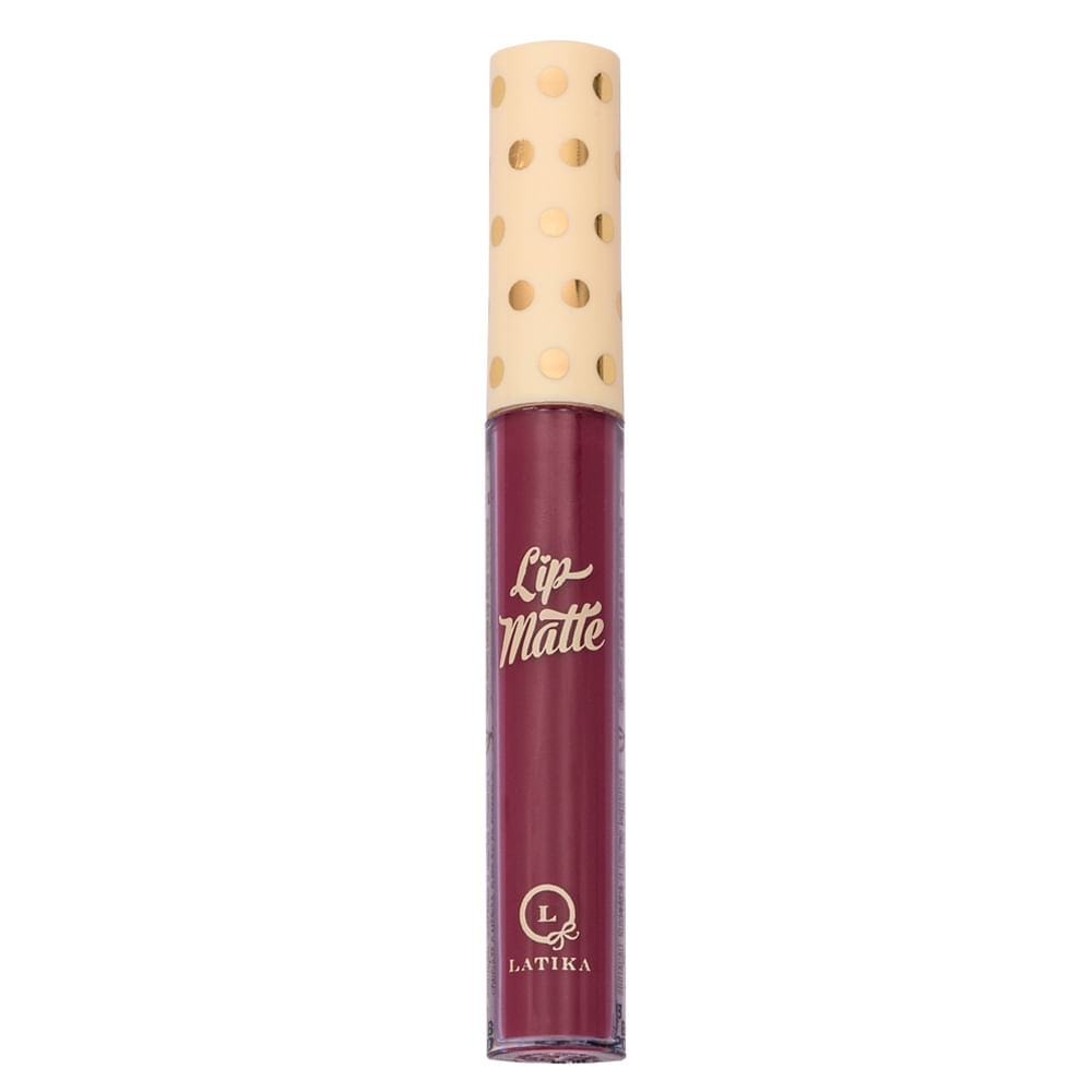 Batom Líquido Latika Lip Matte 4ml — Nº23 Vinho