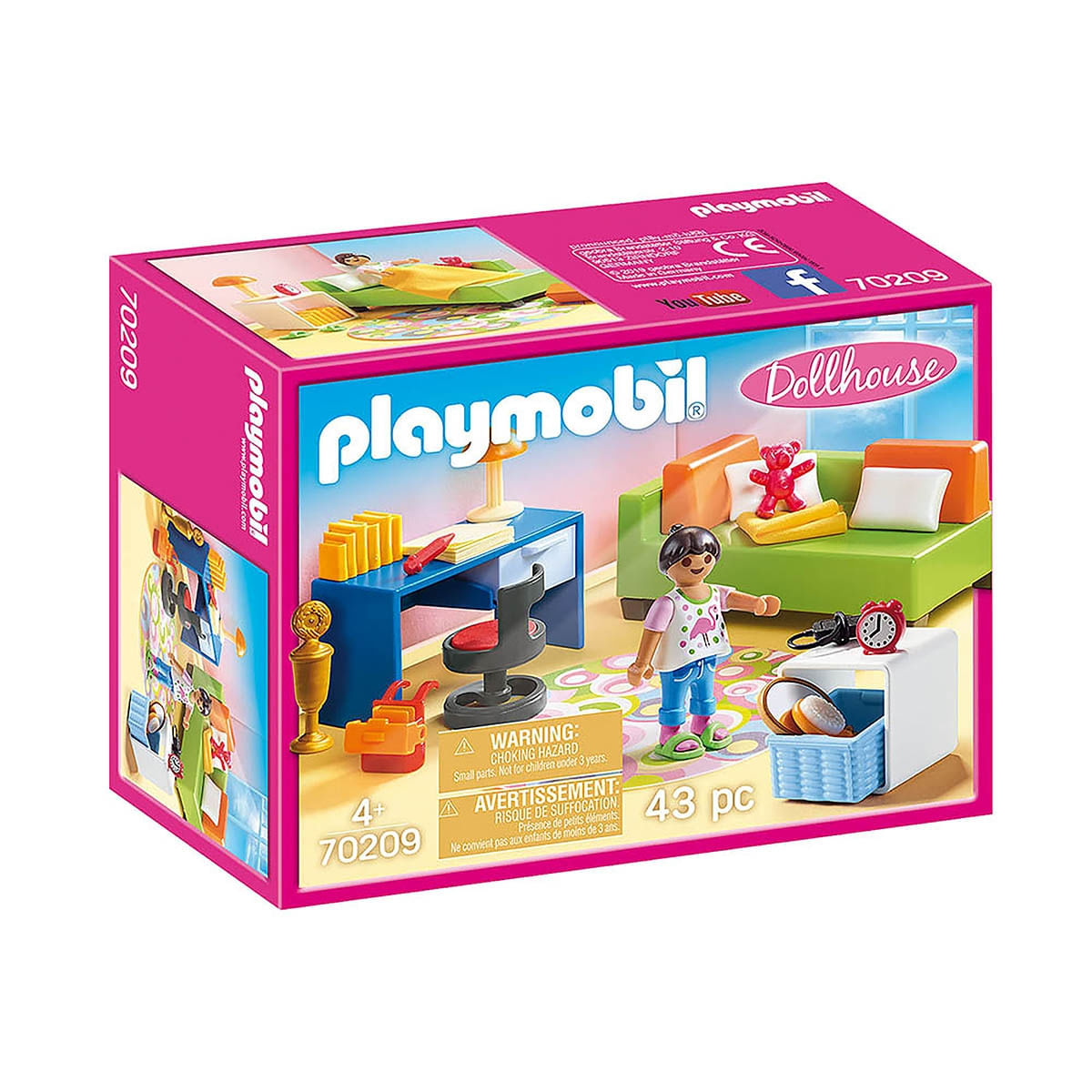 Playmobil - Quarto do Adolescente - Dollhouse - 70209