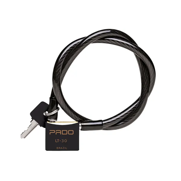 CADEADO BICICLETA SM LT-30MM PRETO PADO