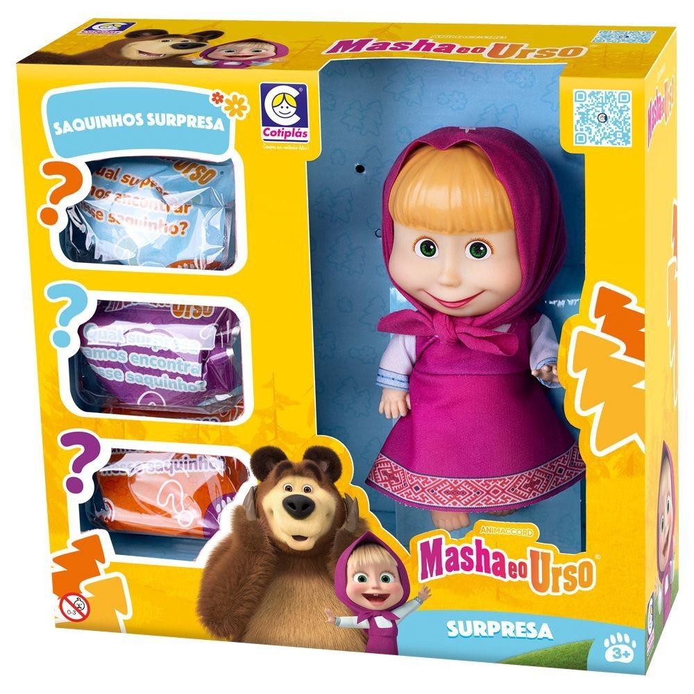 Boneca Masha Surpresa - Cotiplás