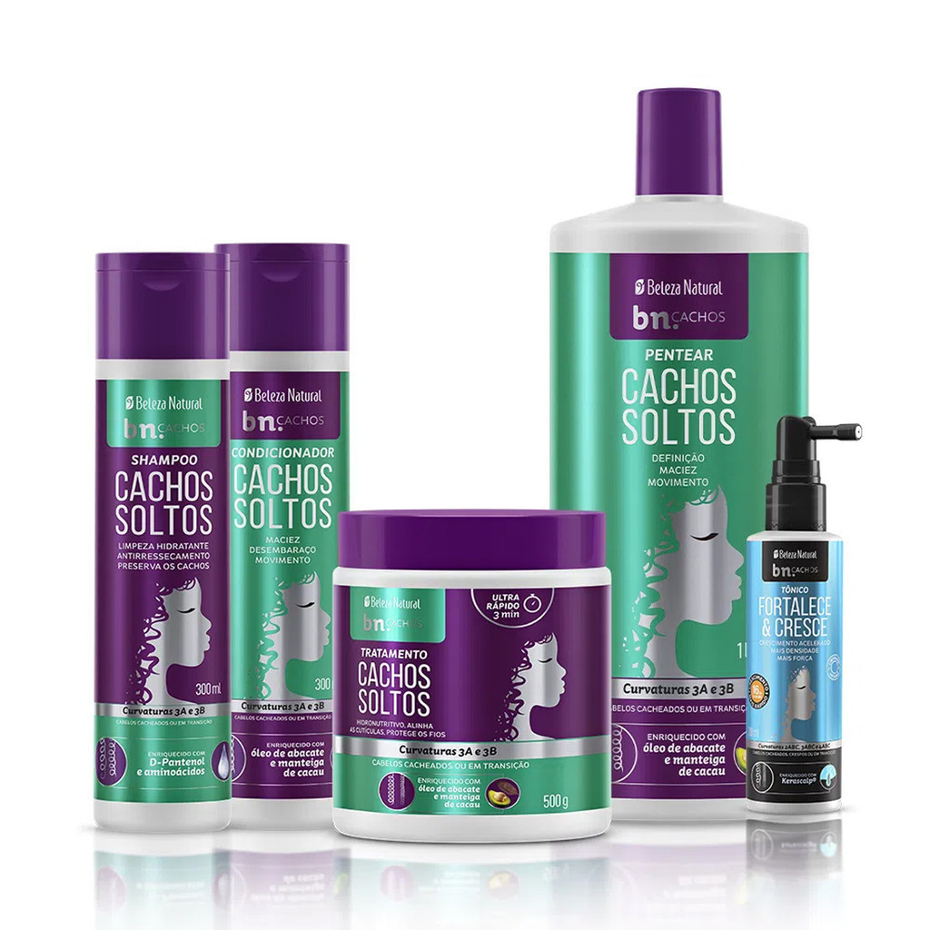 Kit Cachos Soltos + Tônico Capilar 100ml