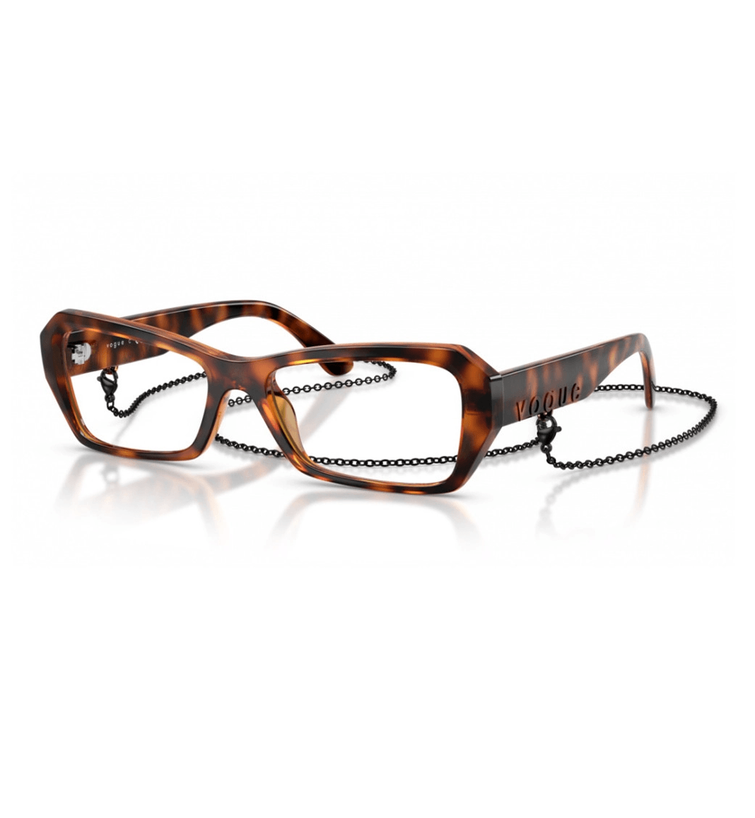 Foto 2 de Armação para Óculos de Grau Feminina Vogue Eyewear VO5656U Tartaruga