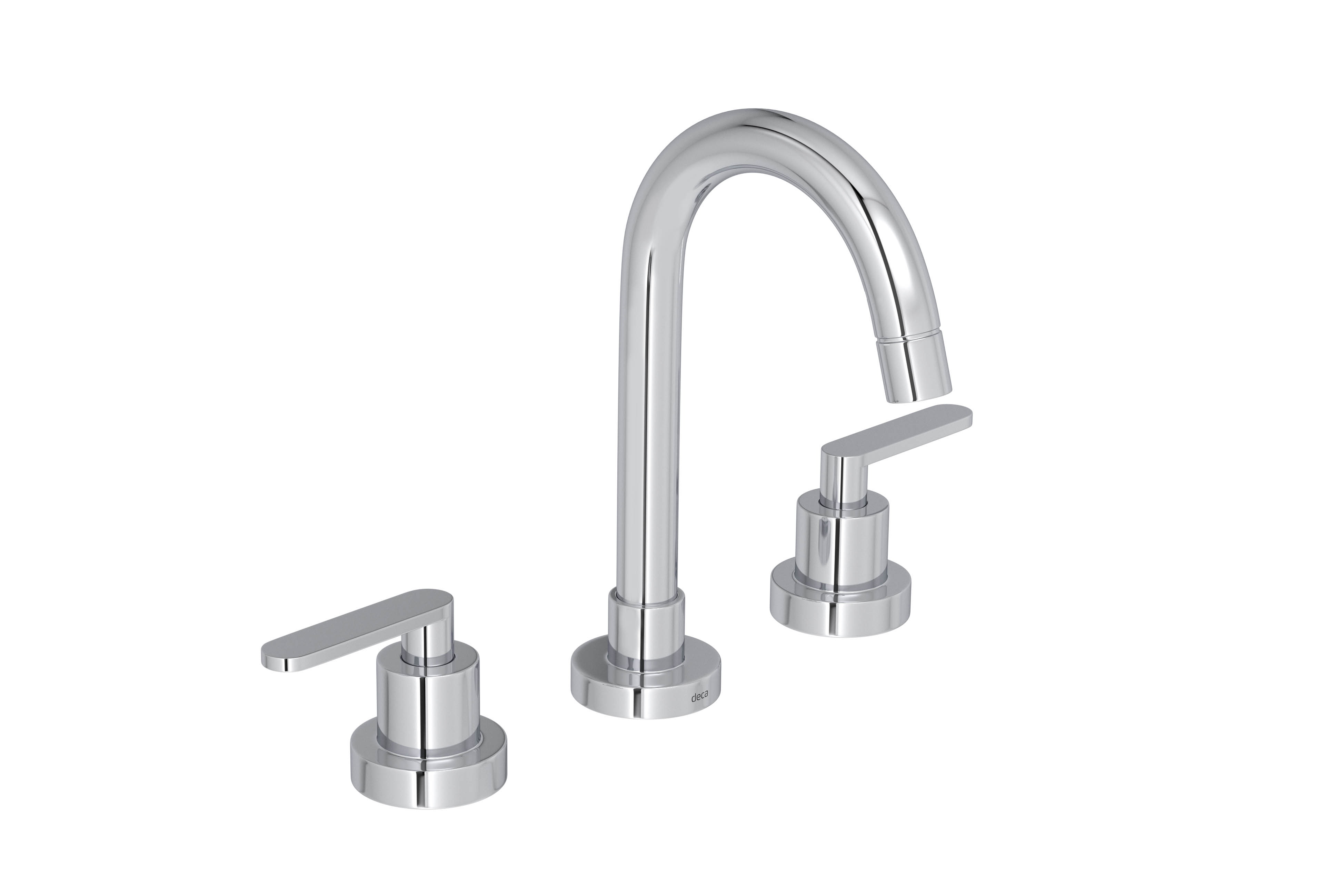 Misturador De Mesa Bica Alta Para Lavatório Cromado Flex Plus
