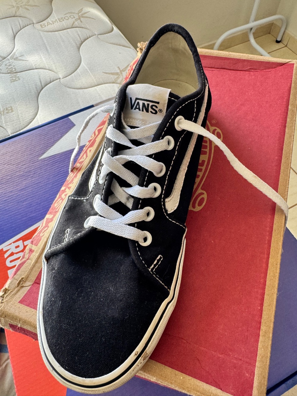Vans Filmore Decon Black White — 40, Usado