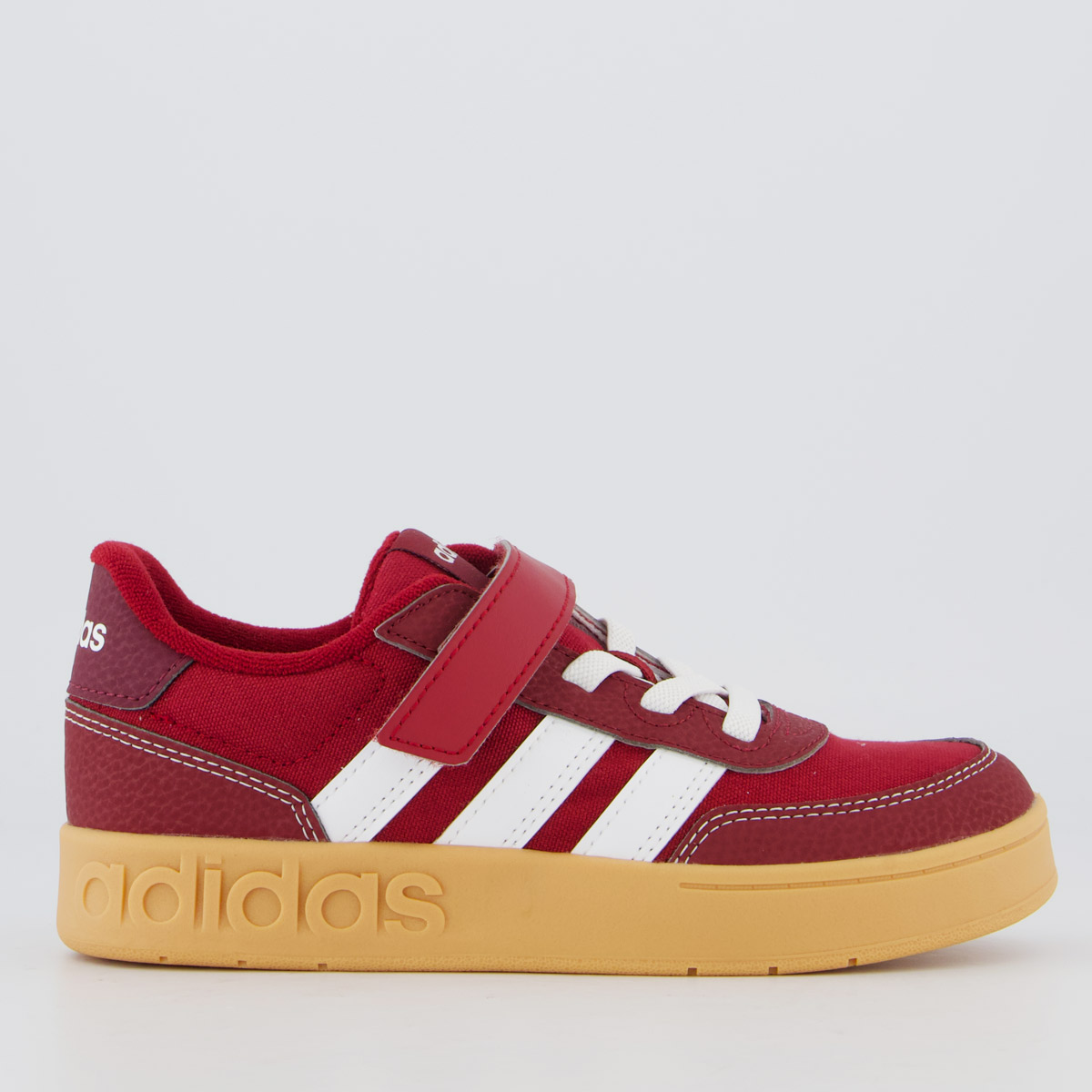 Tênis Adidas Breakbase Infantil Bordô