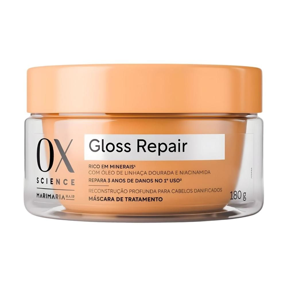Máscara De Tratamento Capilar Ox Science Mari Maria Hair Gloss Repair 180g