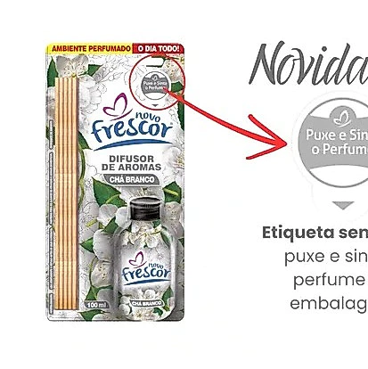 Foto 2 de Difusor de Aromas Chá Branco 100ml Novo Frescor