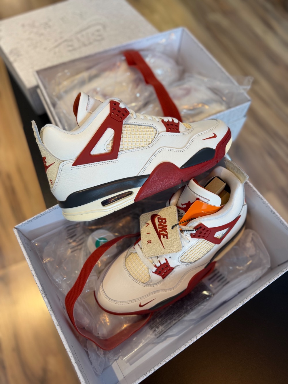 Nigel Sylvester x Air Jordan 4 Brick After Brick — 41, Novo