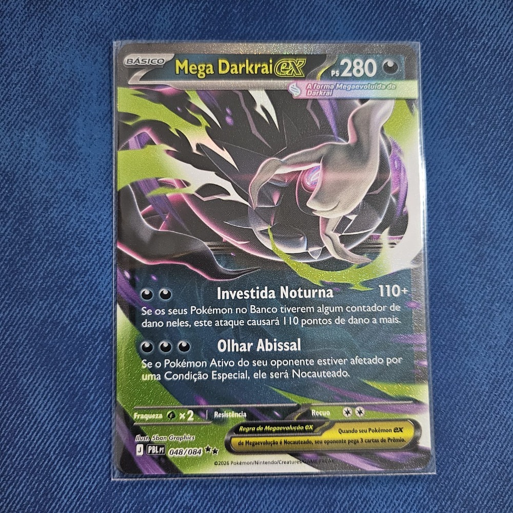 Mega Darkrai ex (48/84) Escuridão Absoluta Pokémon TCG — Near Mint, Novo