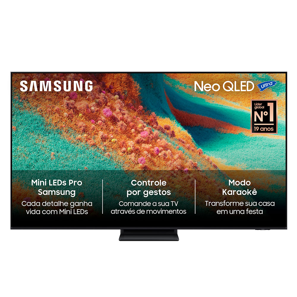 Smart TV Samsung Neo QLED Ultra 4K 65" Polegadas 65QN85F com Vision AI 2025