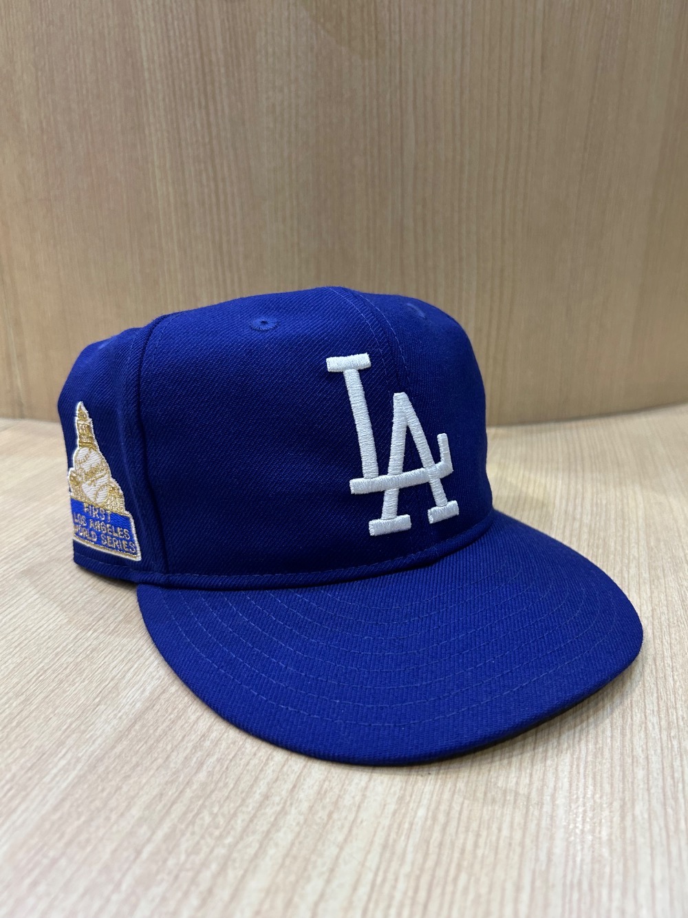 Boné New Era 59FIFTY MLB World Series Los Angeles Dodgers Blue — 7 / 7-1/8 / 7-3/8, Novo
