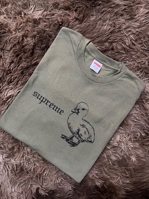 Camiseta Supreme Duck Light Olive SS26-W1 — M / G, Novo