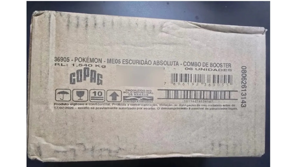 Kit com 6 Combo de Pacotes ME05 Escuridão Absoluta Pokémon TCG PT-BR — Único, Novo