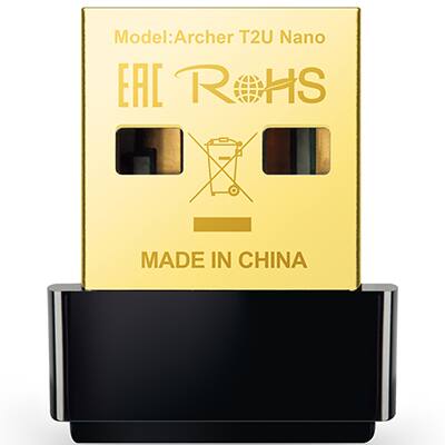 Adaptador wireless Dual Band nano usb AC 600Mbps T2UNANO Tp Link CX 1 UN