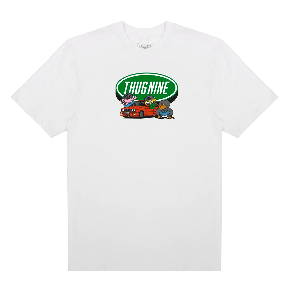Camiseta Thug Nine Street Homies White — P / M / G / XG, Novo