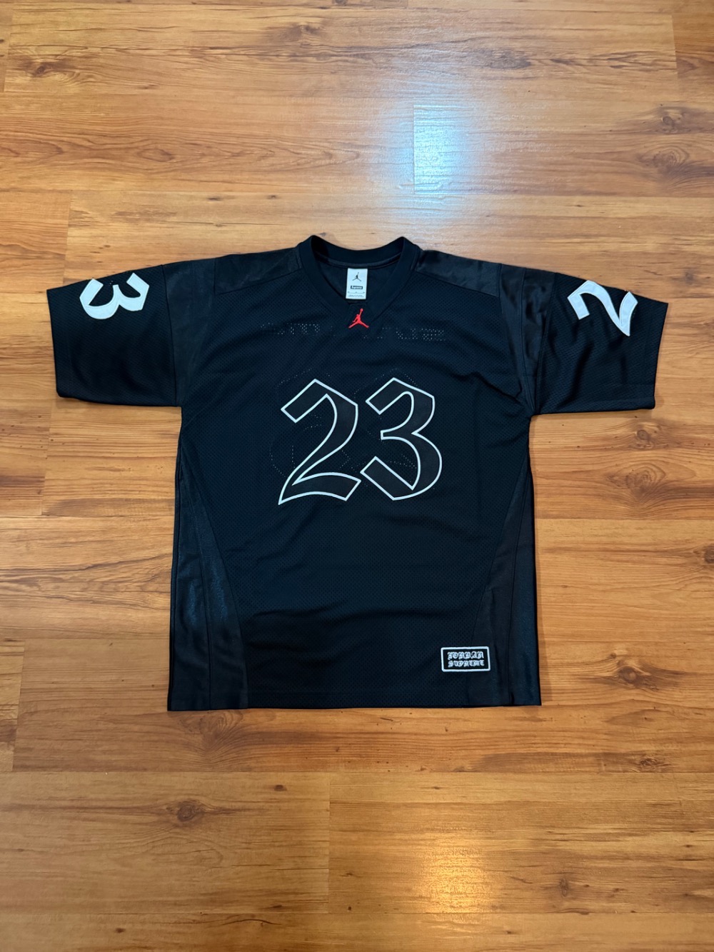 Air Jordan x Supreme Camiseta Jersey Black SS26-W15 — G, Novo