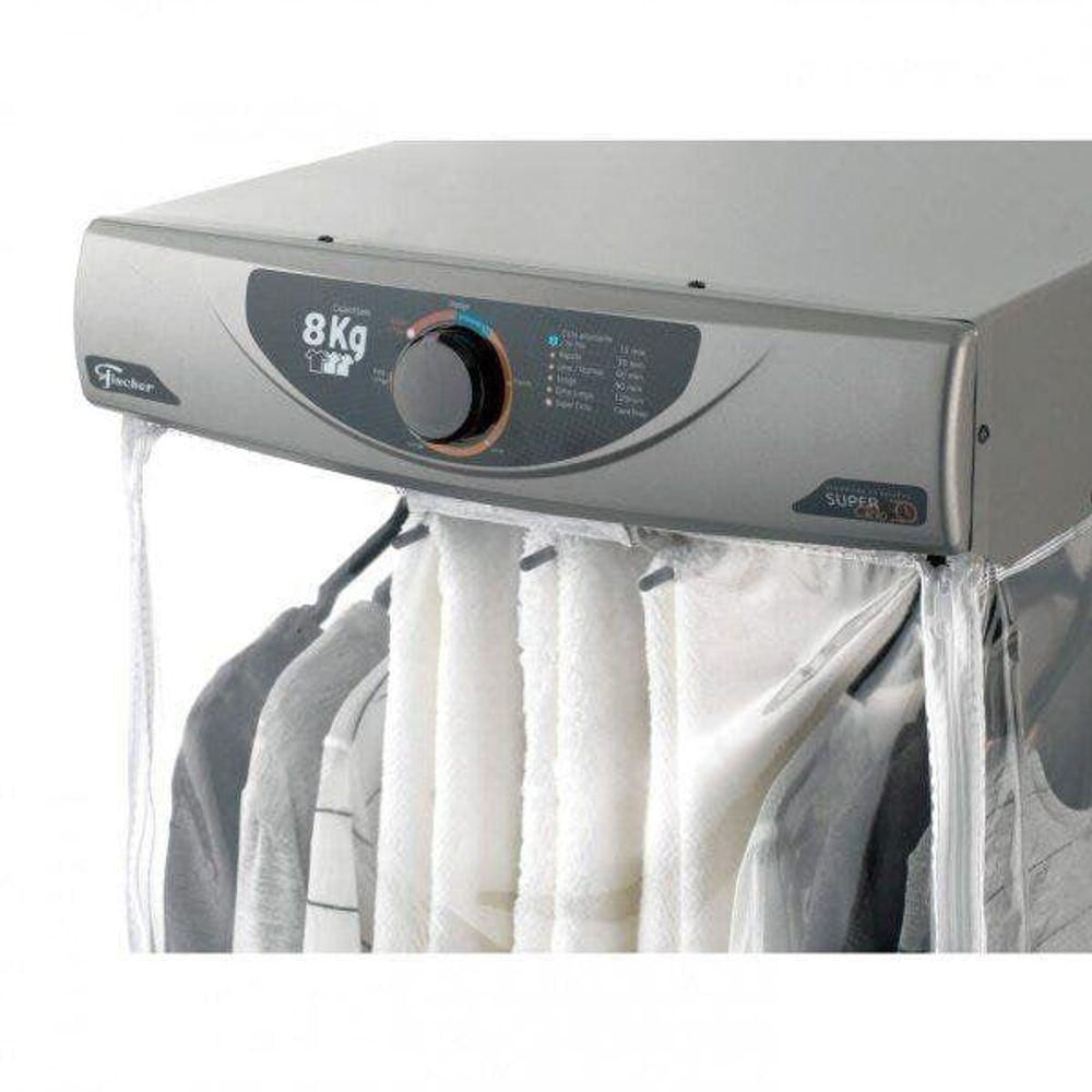 Foto 4 de Secadora De Parede Fischer Super Ciclo 8 Kg Com Timer Contínuo Silver - 220V