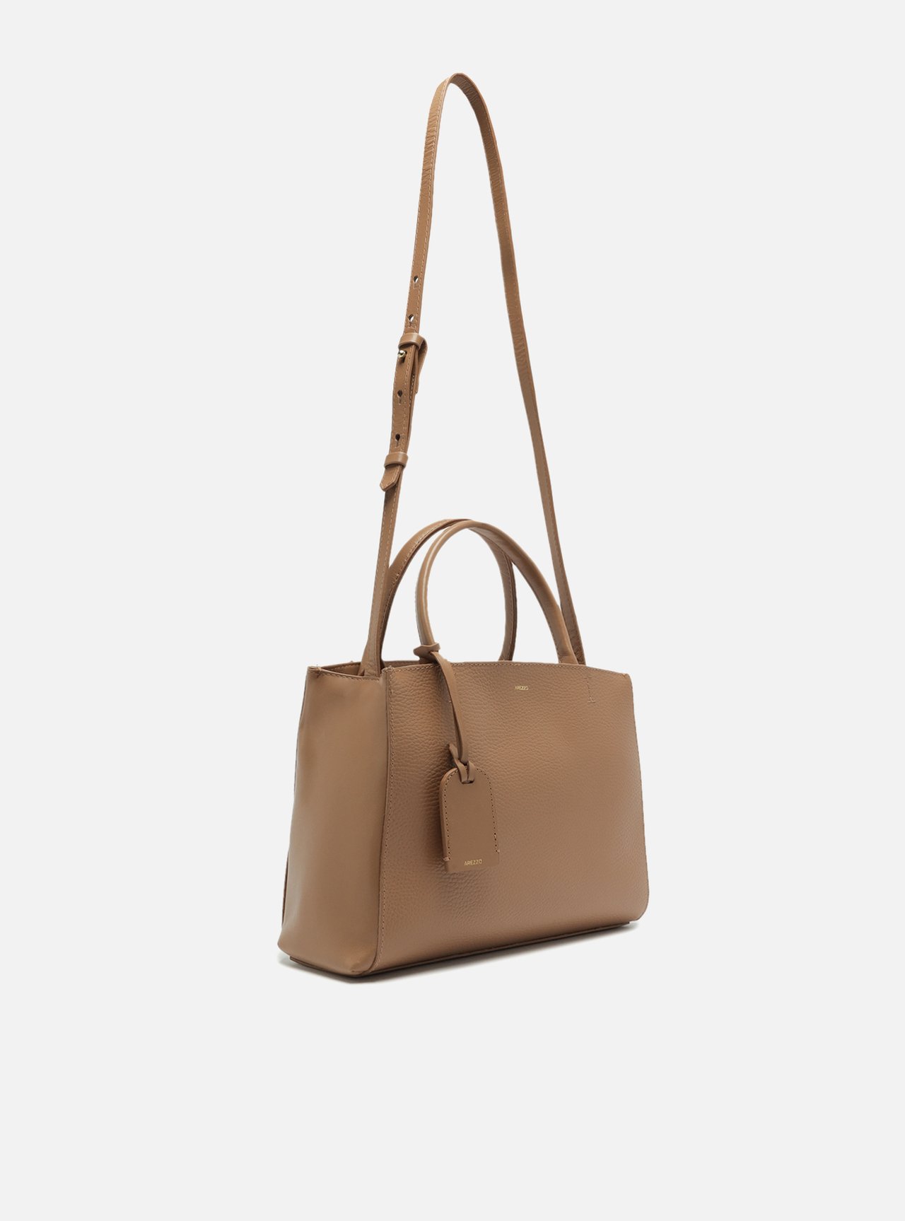 Foto 5 de Bolsa Tote Média Marrom