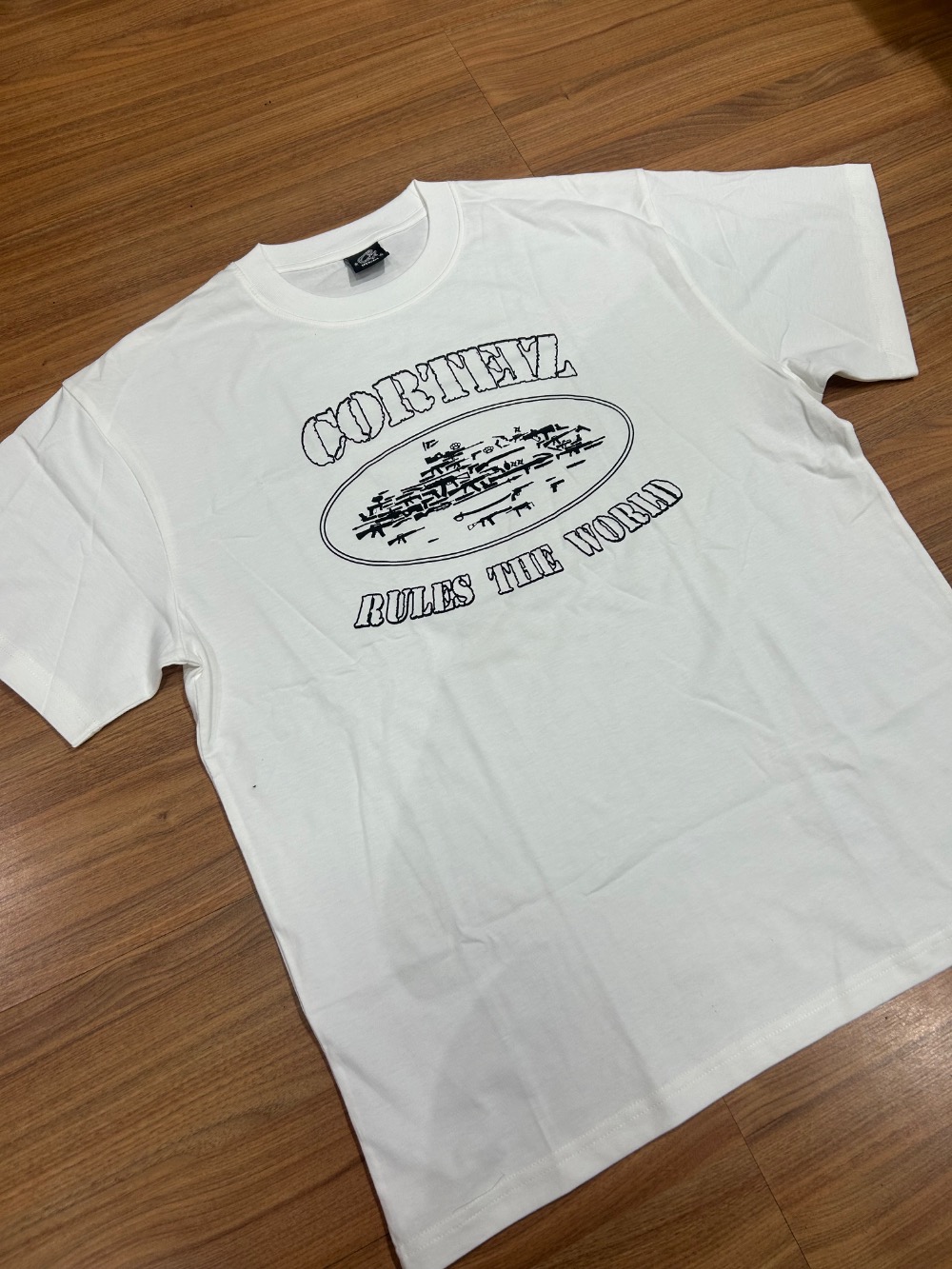 Camiseta Corteiz OG Artillery Grey — M, Novo