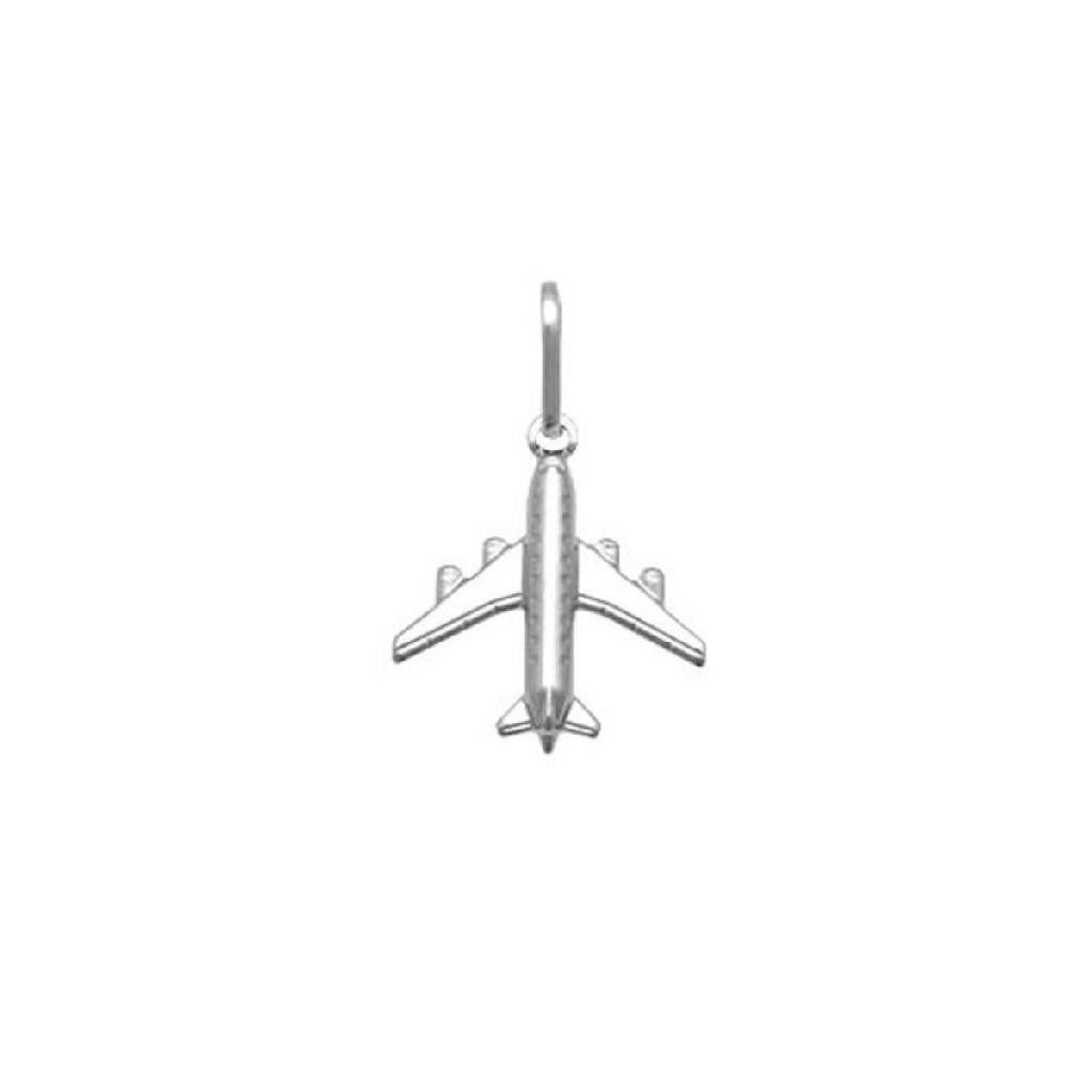Pingente Aviãozinho 22mm Prata 925