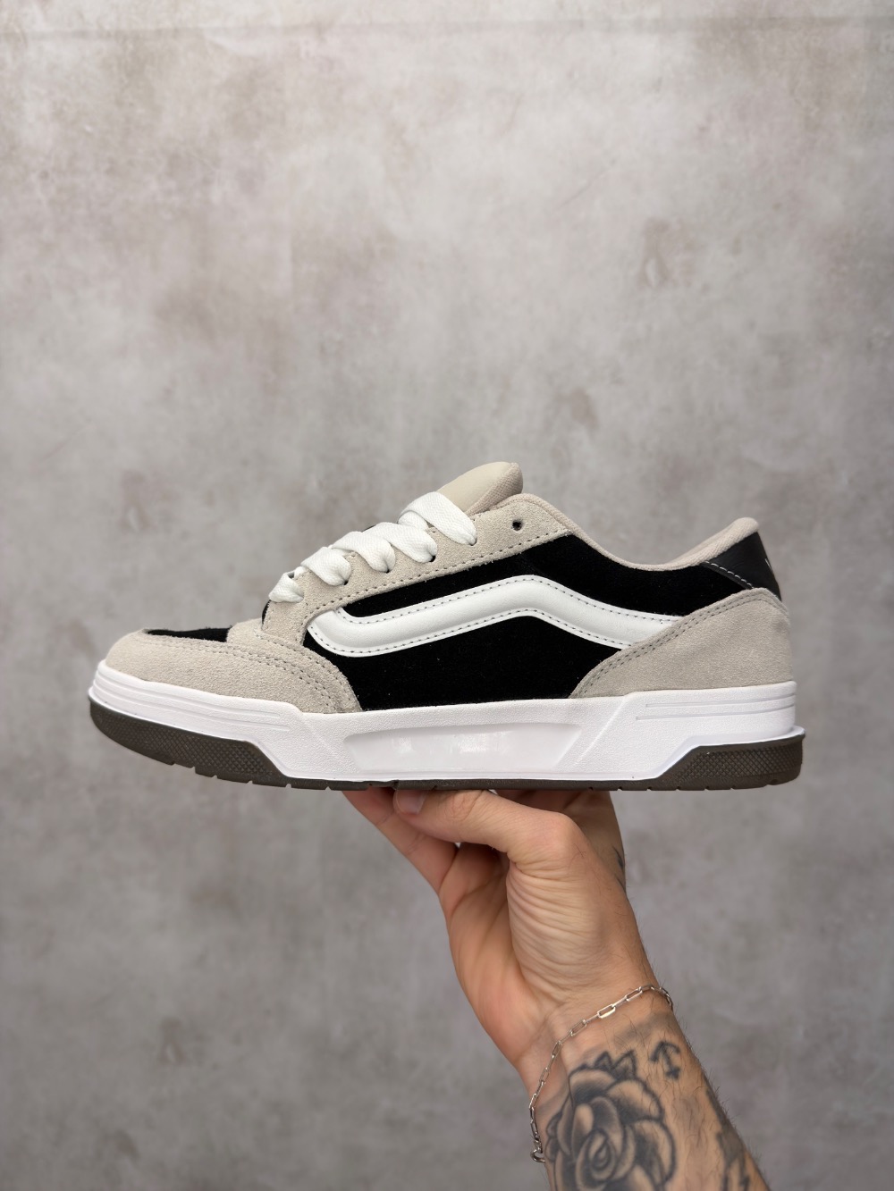 Vans Hylane Nineties White Black — 39 / 40 / 41 / 42 / 43, Novo