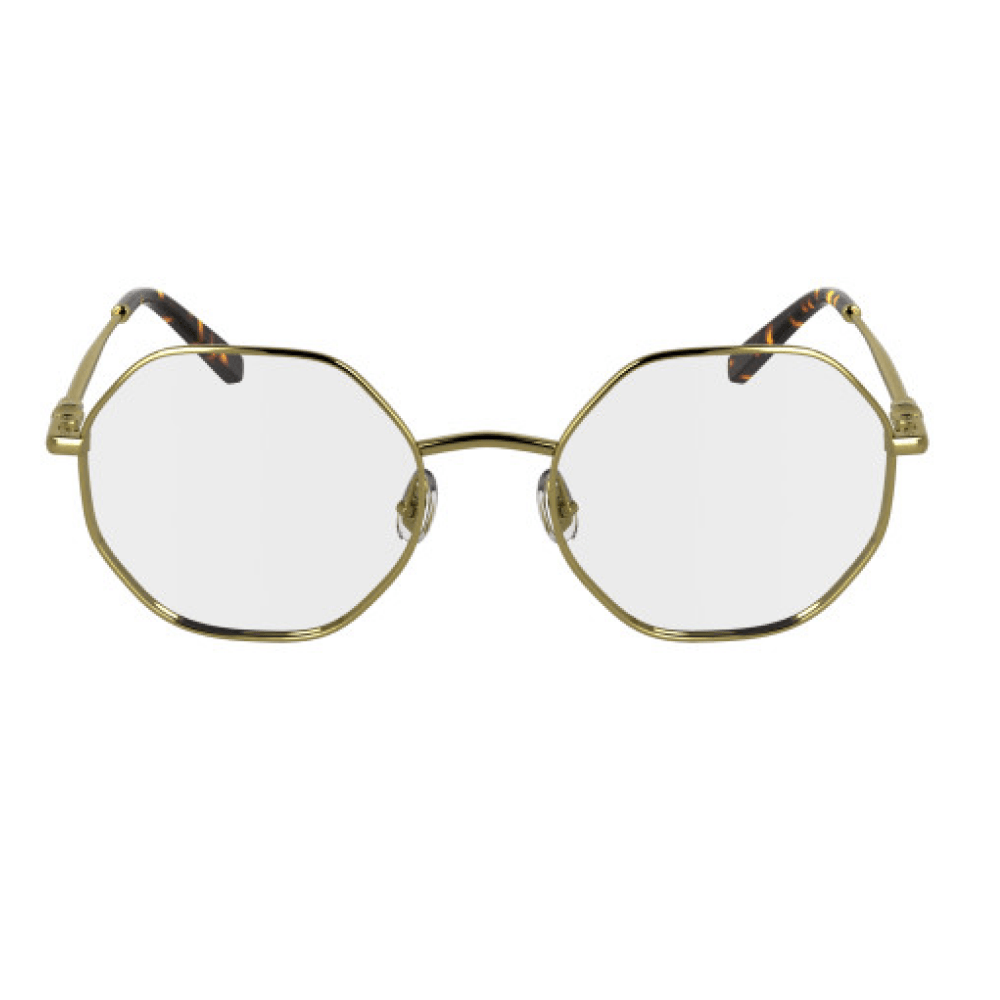 Armação de Óculos de Grau Longchamp LO2166 Feminino Retangular Metal Dourado