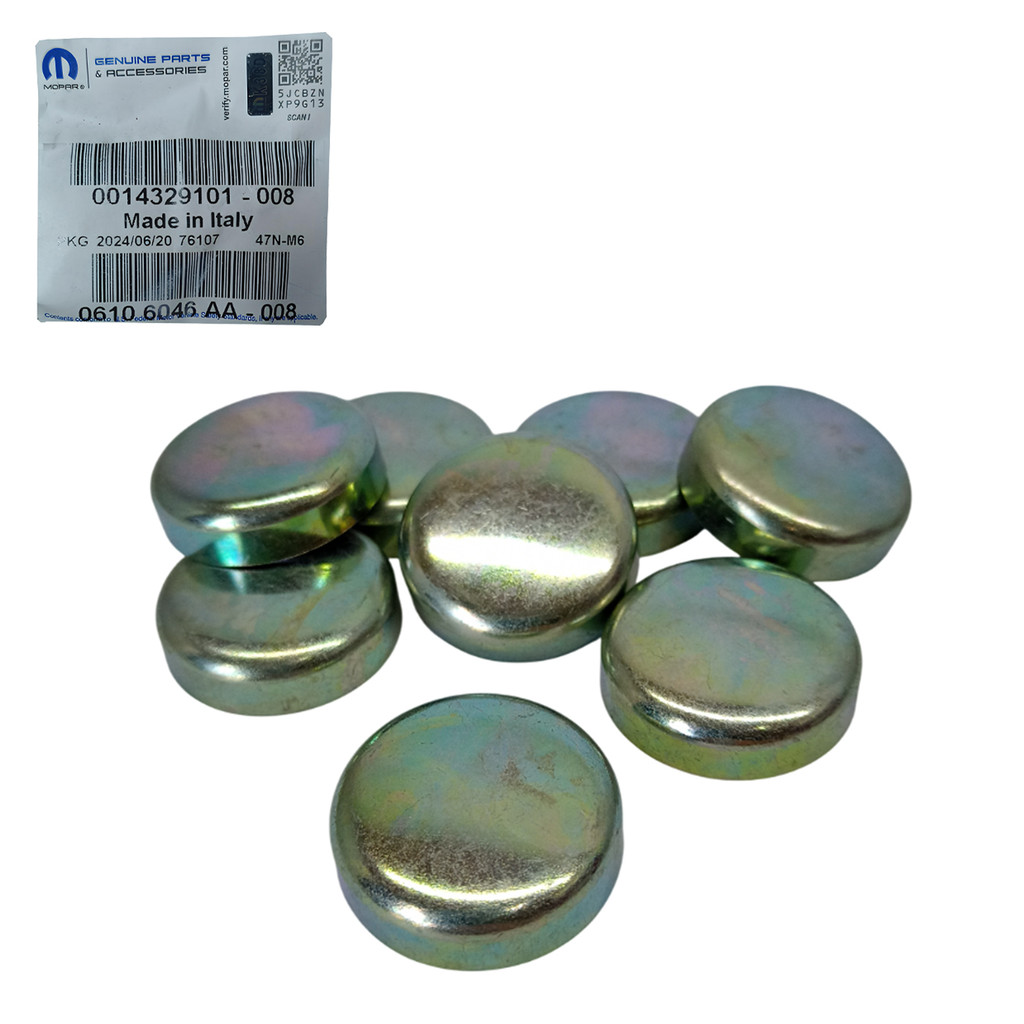 Kit 8 Selo Bloco Motor 30mm Original Jeep Commander 2022/24