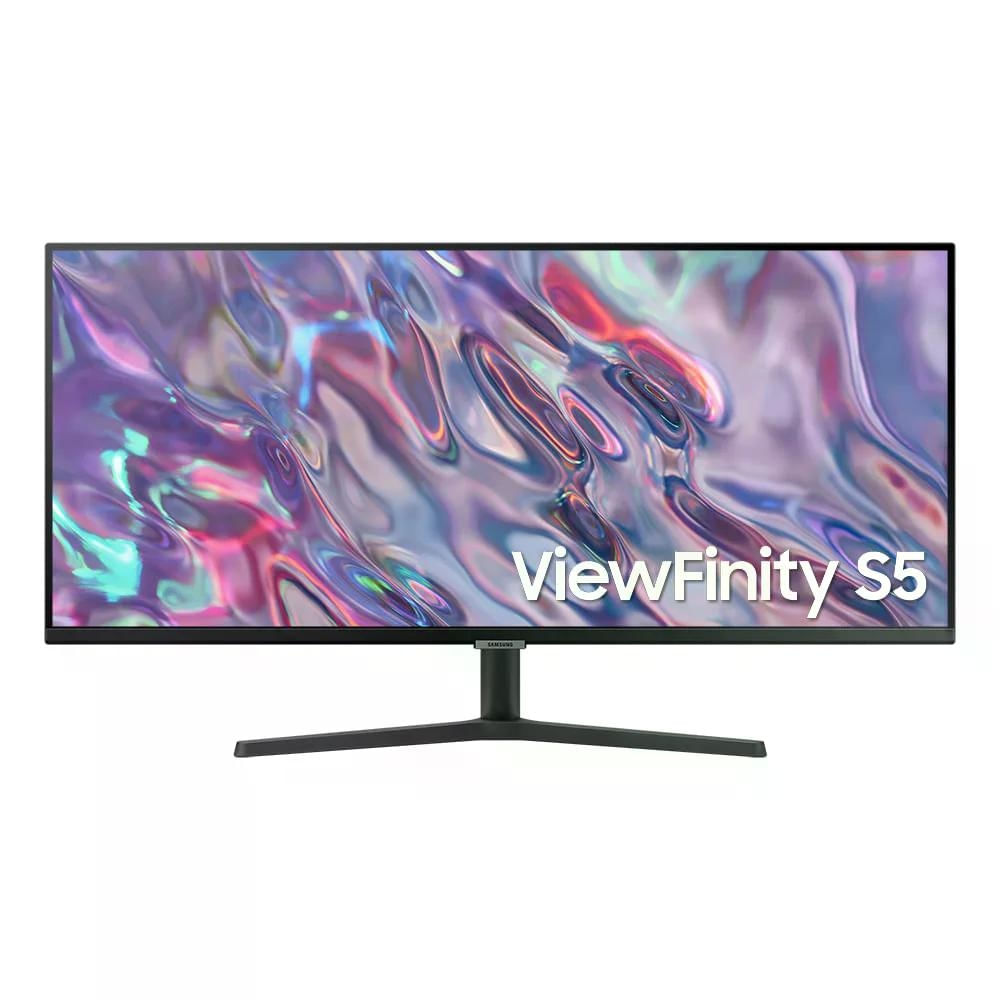 Monitor Samsung ViewFinity S5 34 polegadas UWQHD 100Hz 5ms LS34C500GALMZD Preto
