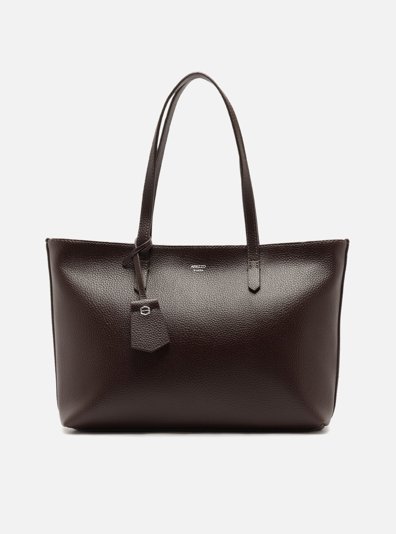 Bolsa Shopping Marrom Manu Grande