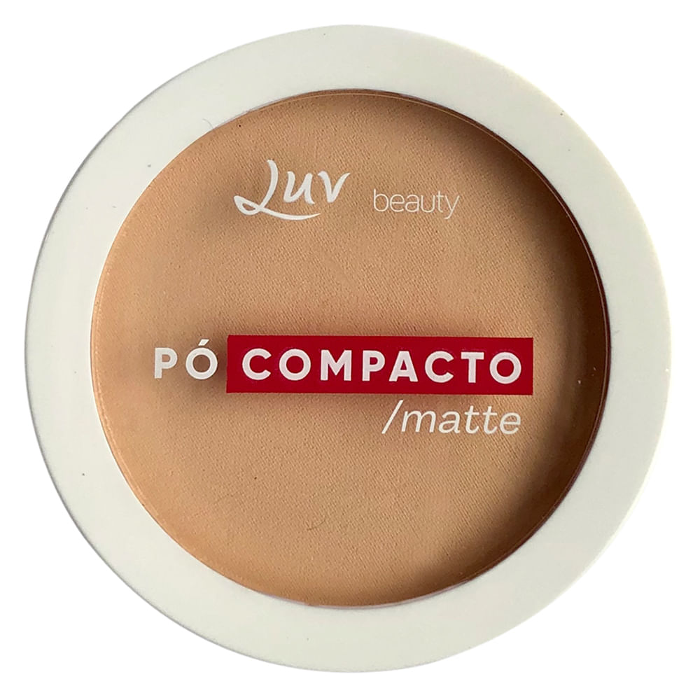 Pó Compacto Matte - Luv Beauty — Porcelain